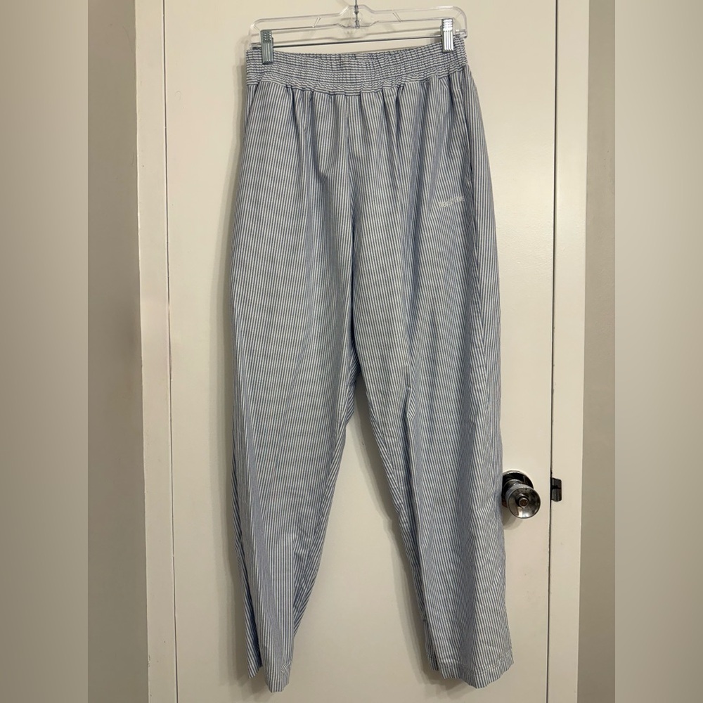 DJERF AVENUE - Breezy Pants Blue Stripe, M